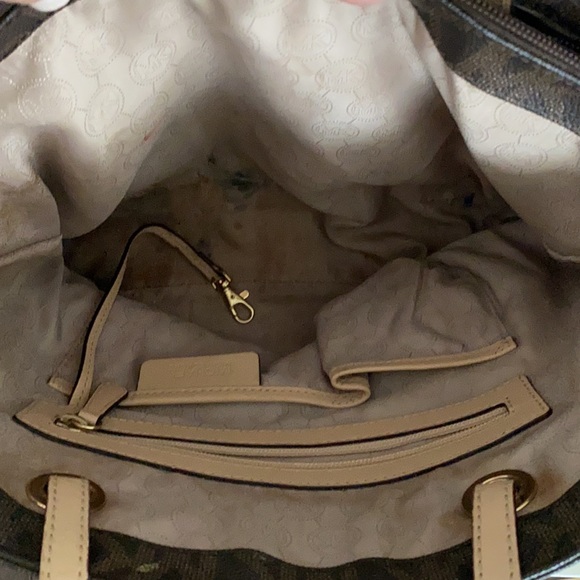 Michael Kors Leather Logo Tote Bag - Picture 10 of 16